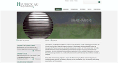 Desktop Screenshot of heubeck.de