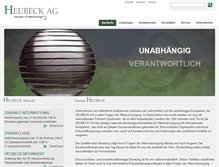 Tablet Screenshot of heubeck.de